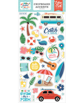 Echo Park Endless Summer Chipboard Accents (ES274021) (OUTLET)