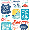 Echo Park Endless Summer Chipboard Phrases (ES274022) (OUTLET)
