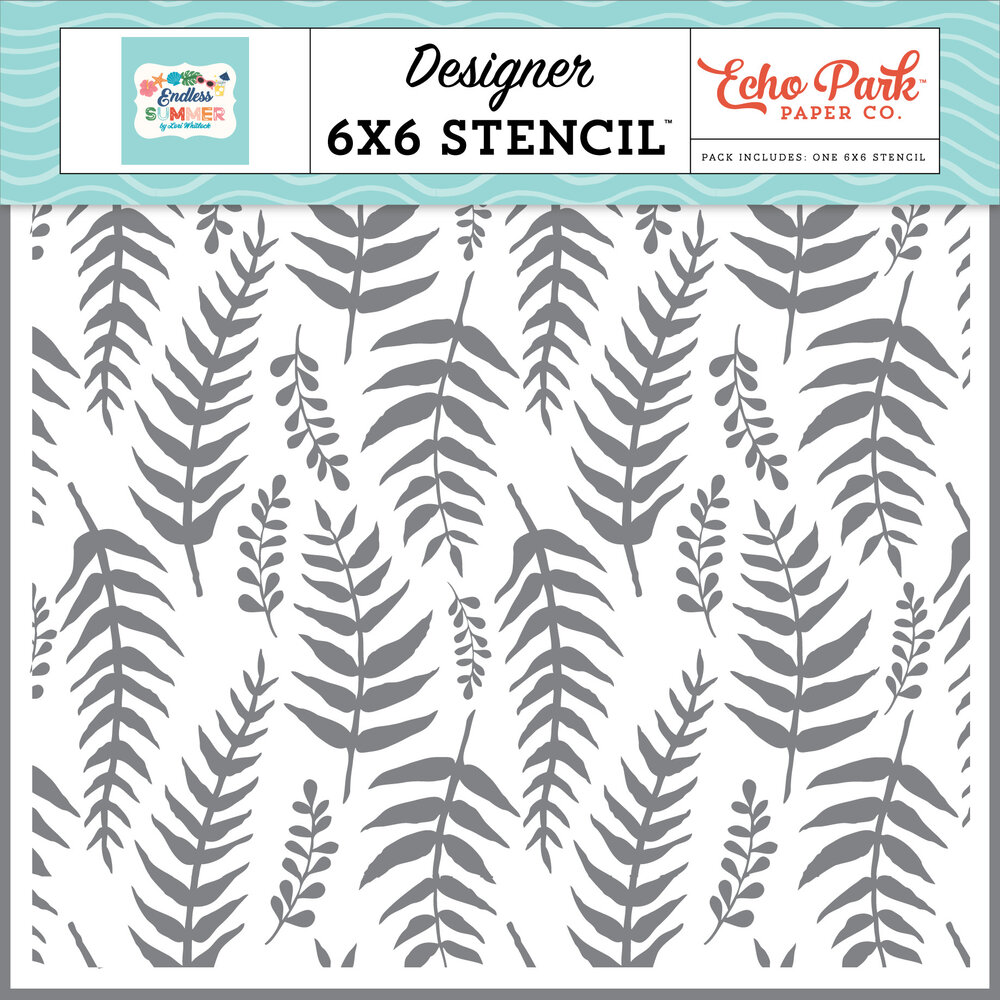 Echo Park Paradise Palms Stencil (ES274033) (OUTLET)