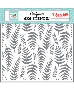 Echo Park Paradise Palms Stencil (ES274033) (OUTLET)