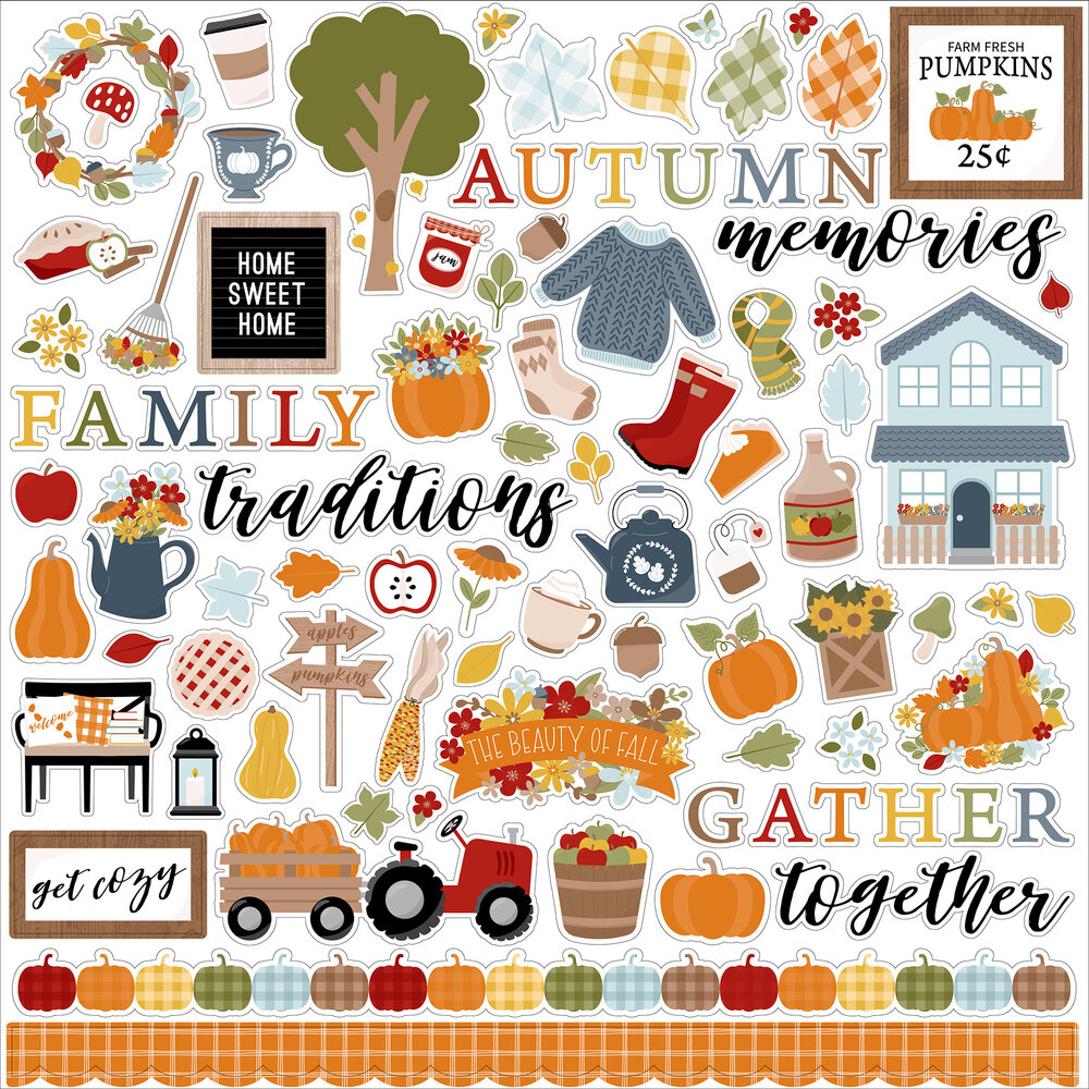 Echo Park Fall Fever 12x12 Inch Collection Kit (FAF285016) (OUTLET)