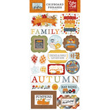 Echo Park Fall Fever Chipboard Phrases (FAF285022) (OUTLET)