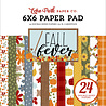Echo Park Fall Fever 6x6 Inch Paper Pad (FAF285023) (OUTLET)