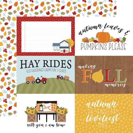 Echo Park Fall Fever 6x6 Inch Paper Pad (FAF285023) (OUTLET)