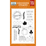 Echo Park Love You Pumpkin Clear Stamps (FAF285044) (OUTLET)
