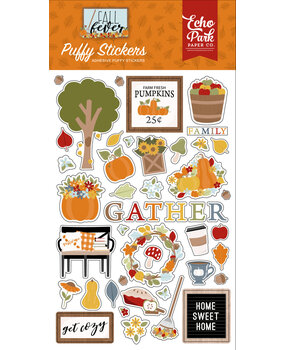 Echo Park Fall Fever Puffy Stickers (FAF285066) (OUTLET)