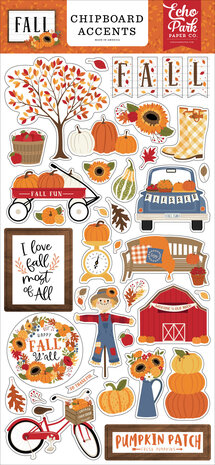 Echo Park Fall Chipboard Accents (FAL251021) (OUTLET)