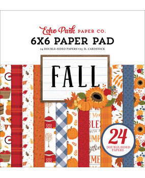 Echo Park Fall 6x6 Inch Paper Pad (FAL251023) (OUTLET)
