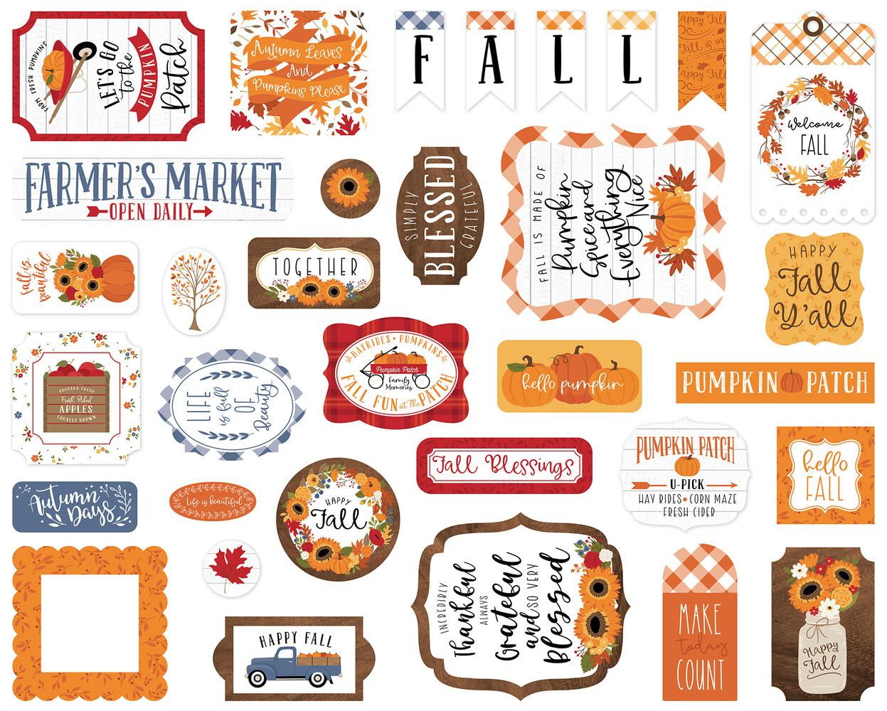 Echo Park Fall Ephemera (FAL251024) (OUTLET)