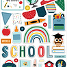 Echo Park First Day Of School Chipboard Accents (FDS276021) (OUTLET)