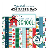 Echo Park First Day Of School 6x6 Inch Paper Pad (FDS276023) (OUTLET)