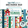 Echo Park First Day Of School 6x6 Inch Paper Pad (FDS276023) (OUTLET)