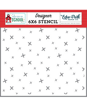 Echo Park A+ Stencil (FDS276033) (OUTLET)