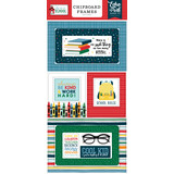 Echo Park First Day Of School Chipboard Frames (FDS276065) (OUTLET)