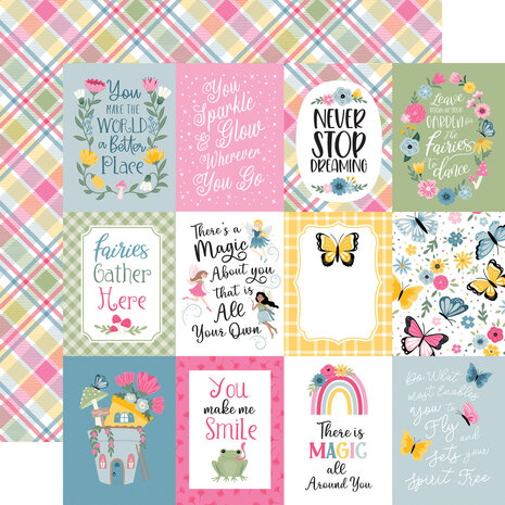 Echo Park Fairy Garden 6x6 Inch Paper Pad (FG338023) (OUTLET)