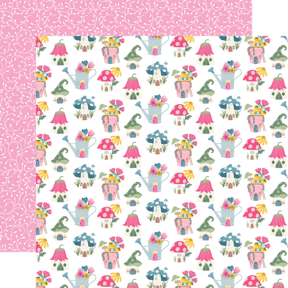 Echo Park Fairy Garden 6x6 Inch Paper Pad (FG338023) (OUTLET)