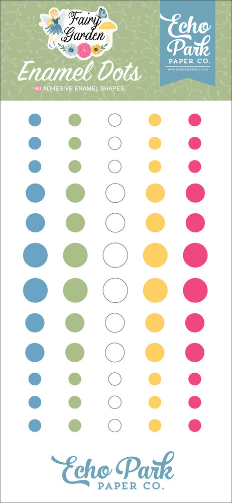 Echo Park Fairy Garden Enamel Dots (FG338028) (OUTLET)