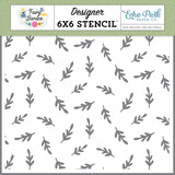 Echo Park Fairy Garden Greenery Stencil (FG338036) (OUTLET)