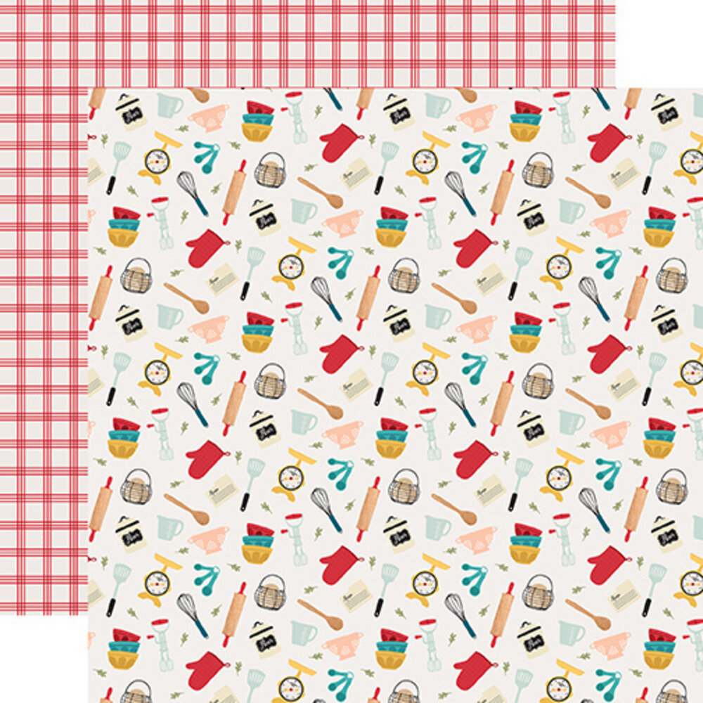 Echo Park Farmhouse Kitchen 6x6 Inch Paper Pad (FK216023) (OUTLET)