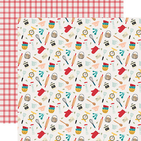 Echo Park Farmhouse Kitchen 6x6 Inch Paper Pad (FK216023) (OUTLET)