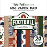 Echo Park Football 6x6 Inch Paper Pad (FO228023) (OUTLET)
