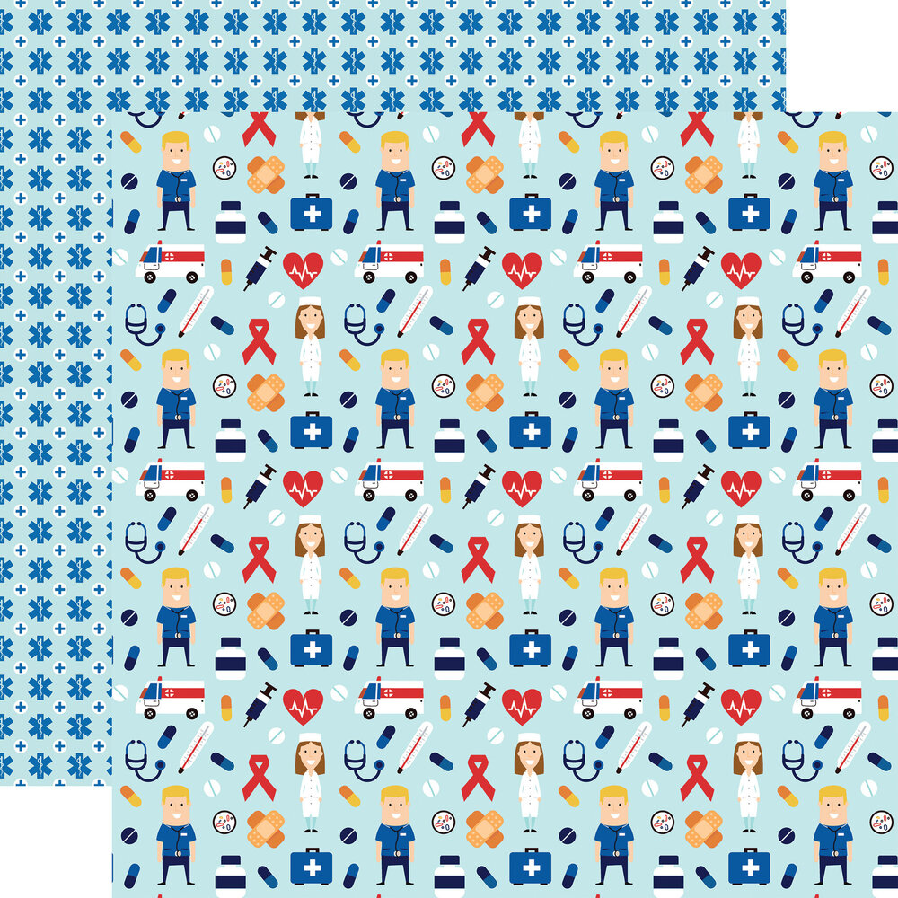 Echo Park First Responder 12x12 Inch Collection Kit (FR295016) (OUTLET)