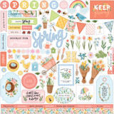 Echo Park My Favorite Spring 12x12 Inch Element Sticker (FS266014) (OUTLET)
