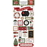 Echo Park Gnome For Christmas Chipboard Phrases (GFC290022) (OUTLET)