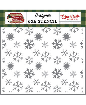 Echo Park Snow Globe Stencil (GFC290033) (OUTLET)