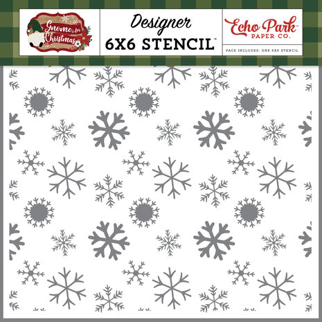 Echo Park Snow Globe Stencil (GFC290033) (OUTLET)