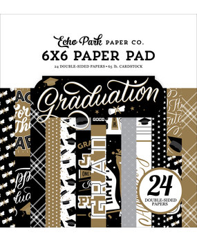 Echo Park Graduation 6x6 Inch Paper Pad (GR298023) (OUTLET)