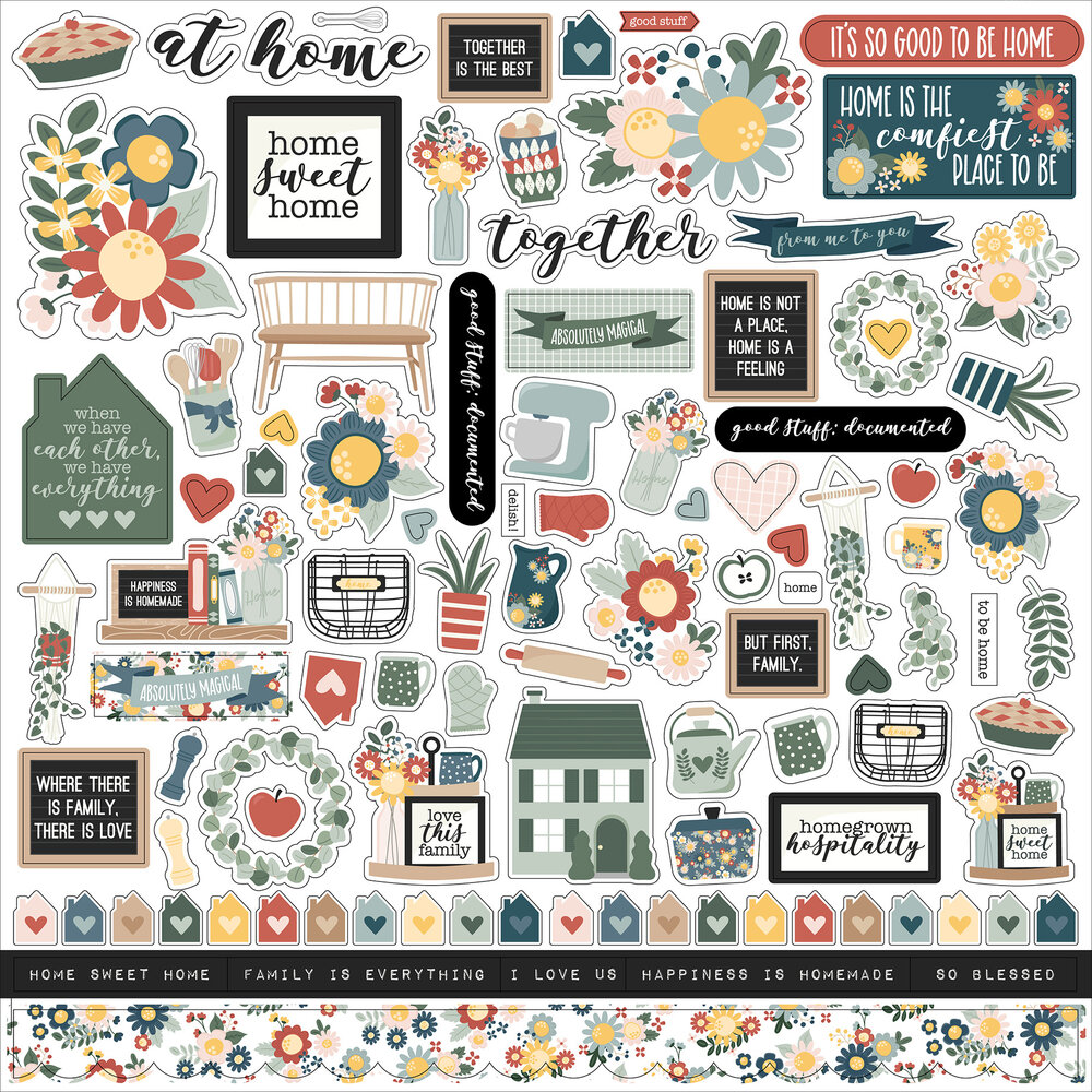 Echo Park Good To Be Home 12x12 Inch Collection Kit (GTH336016) (OUTLET)
