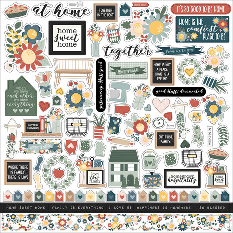 Echo Park Good To Be Home 12x12 Inch Collection Kit (GTH336016) (OUTLET)