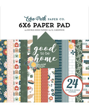 Echo Park Good To Be Home 6x6 Inch Paper Pad (GTH336023) (OUTLET)