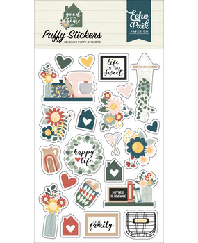 Echo Park Good To Be Home Puffy Stickers (GTH336066) (OUTLET)