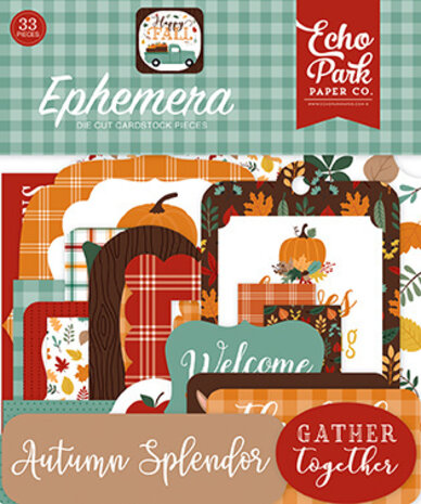 Echo Park Happy Fall Ephemera (HAP129024) (OUTLET)