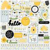 Echo Park Happy As Can Bee 12x12 Inch Element Sticker (HCB376014) (OUTLET)