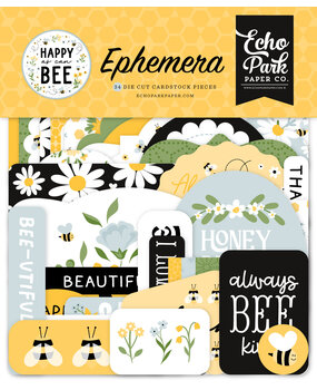 Echo Park Happy As Can Bee Ephemera (HCB376024) (OUTLET)