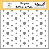 Echo Park Humble Hexagon Stencil (HCB376034) (OUTLET)