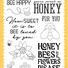 Echo Park Bee Happy Clear Stamps (HCB376044) (OUTLET)