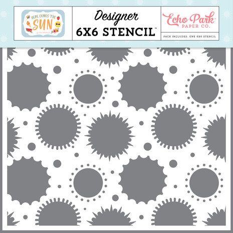 Echo Park Good Sunshine Stencil (HCTS311033) (OUTLET)