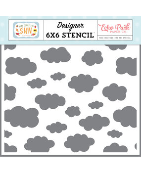 Echo Park Keep Cool Cloud Stencil (HCTS311034) (OUTLET)