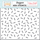 Echo Park Summer Treat Sprinkles Stencil (HCTS311035) (OUTLET)