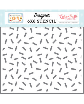 Echo Park Summer Treat Sprinkles Stencil (HCTS311035) (OUTLET)