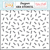 Echo Park Summer Treat Sprinkles Stencil (HCTS311035) (OUTLET)
