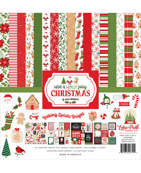 Echo Park Have A Holly Jolly Christmas 12x12 Inch Collection Kit (HJC331016) (OUTLET)
