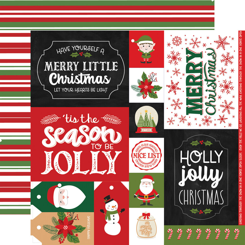 Echo Park Have A Holly Jolly Christmas 12x12 Inch Collection Kit (HJC331016) (OUTLET)
