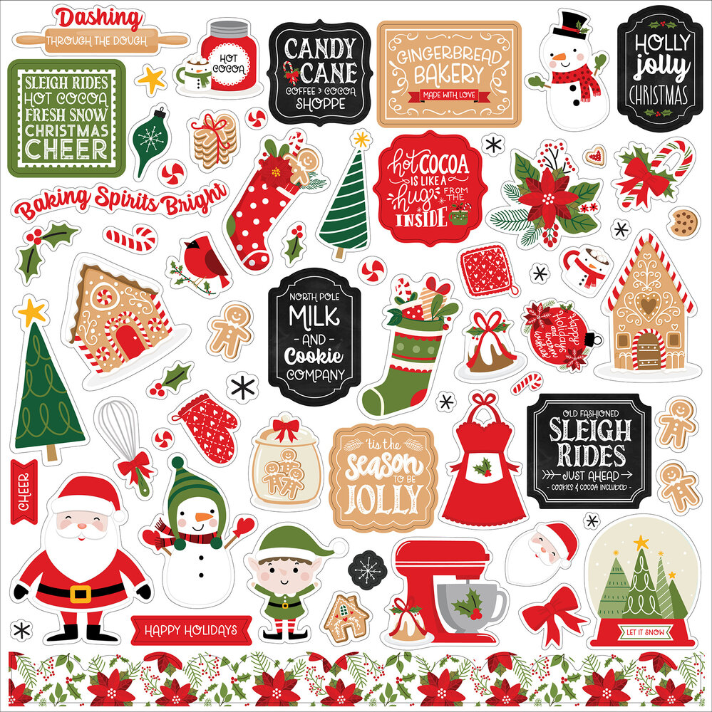 Echo Park Have A Holly Jolly Christmas 12x12 Inch Collection Kit (HJC331016) (OUTLET)