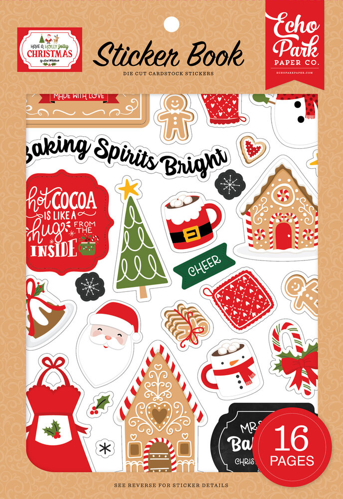 Echo Park Have A Holly Jolly Christmas Sticker Book (HJC331029) (OUTLET)