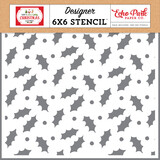 Echo Park Merry Mistletoe Stencil (HJC331034) (OUTLET)